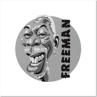 Freeman laughed T-shirt Posters and Art